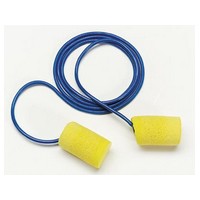 3M (formerly Aearo) 310-1080 3M Single Use E-A-R Classic Cylinder Shaped PVC And Foam Corded Earplugs (1 Pair Per Poly Bag, 1000